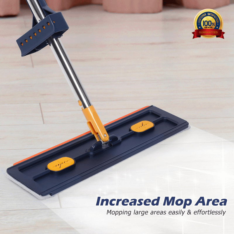 Map Self Ringing SimpleClean™ Self-Wringing Flat Mop + 2 FREE Microfibre Pads